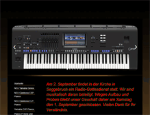 Tablet Screenshot of musicshop-lampe.de